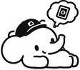 ポケカあるぞうのイラスト（ポケカのことばかり考えてる）