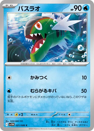 バスラオ C マスターボール柄ミラー