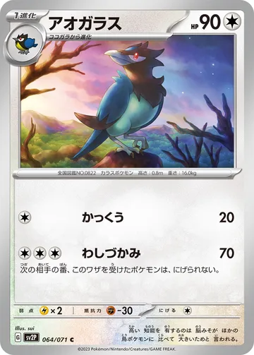 アオガラス C