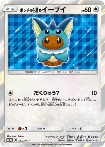ポンチョを着たイーブイ PROMO
